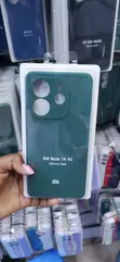 Dark Green Silicone Soft-Touch Case for Xiaomi Redmi Note 14 4G - 1