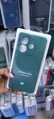 Dark Green Silicone Soft-Touch Case for Xiaomi Redmi Note 14 4G - 2