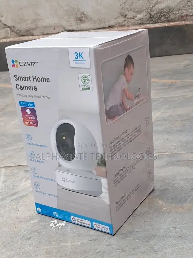 EZVIZ TY1 Pro Wireless Indoor PTZ Security Camera - 1
