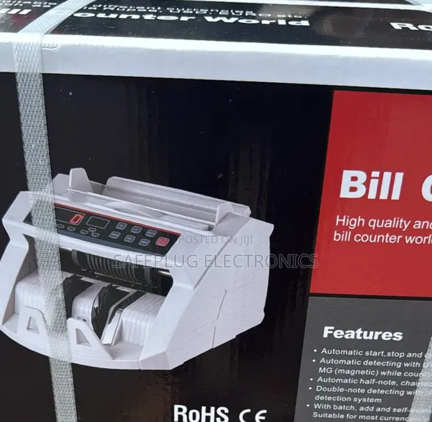 Bill Counter Machine with Fake Note Detector - 1