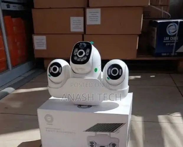 Smart Triple Lens Solar PTZ CCTV Camera - 1