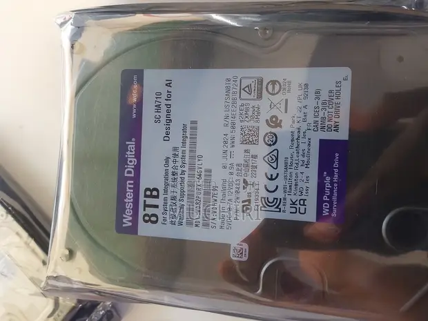 8TB WD Purple Hard Disk - 1