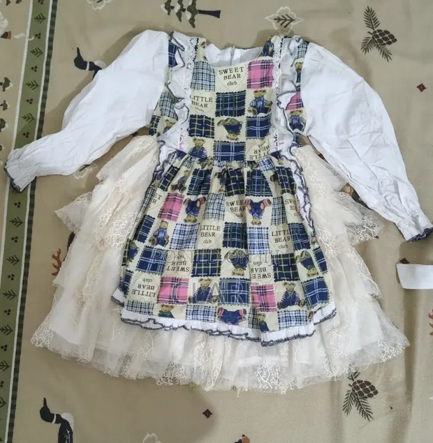 Unique Girls Fancy Dress - Multicolor, Knee-Length - 1
