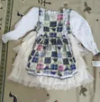 Unique Girls Fancy Dress - Multicolor, Knee-Length - 1