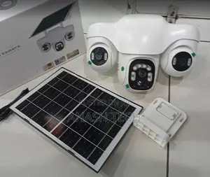Kamera ya Usalama ya V380 Pro ya Nje yenye Lensi 3 na Solar Isiyo na Waya