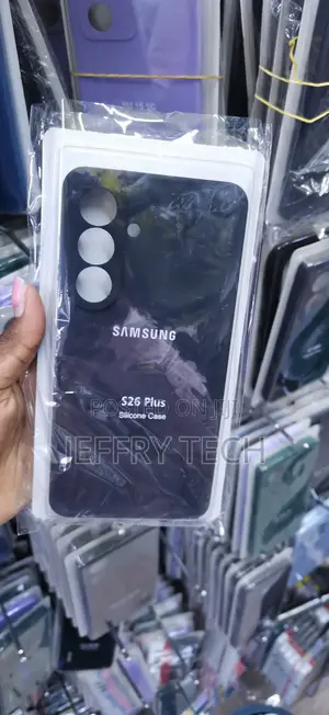 Kifaa cha Nyeusi cha Silicone kwa Samsung Galaxy S26 Plus