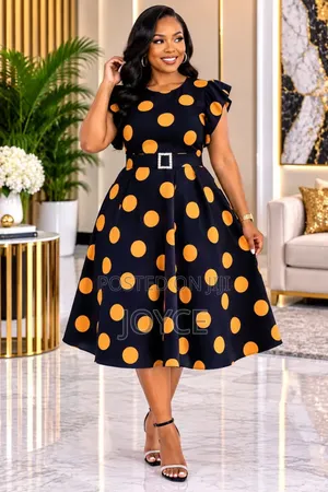 Skater Polka Dots Dress - Mpya Kabisa