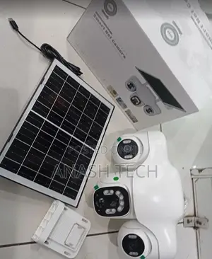 Kamera ya PTZ ya Solar Isiyo na Waya yenye Skrini Tatu na Mwonekano wa Usiku