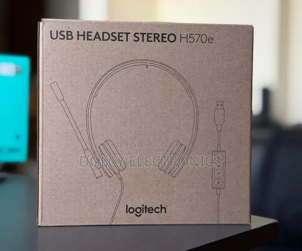 Logitech H570e USB Stereo Headset - 1