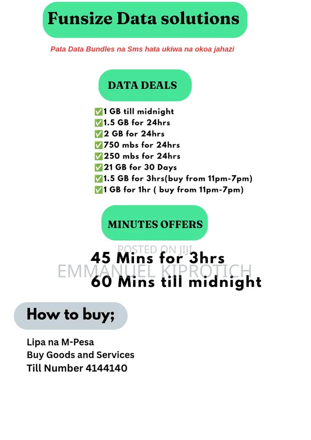 Huduma za Internet za Bingwa - 24 Mbps - 1
