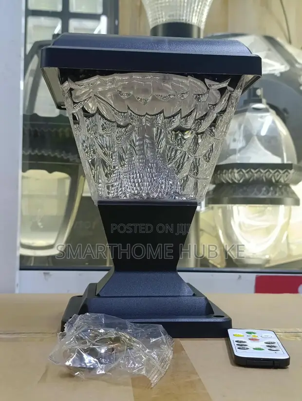 Square Big Solar Gate Pillar Lights - 1