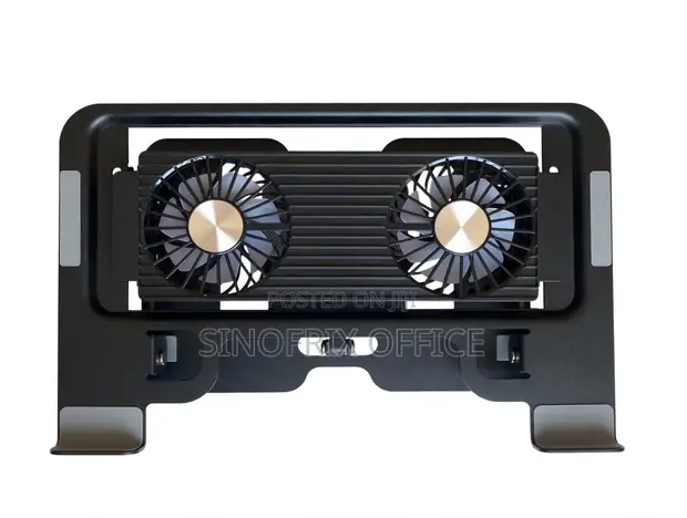 Laptop Stand yenye Dual Cooling Fans - 1