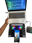 Laptop Stand yenye Dual Cooling Fans - 5