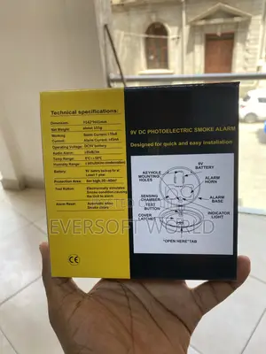 Kigunduzi cha Moshi Kinachotumia Betri