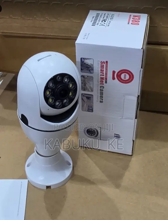 V380Pro WiFi Bulb Camera 1080P Pan Tilt - 1