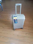 Medium Rubber Suitcase with Double Zip - 1