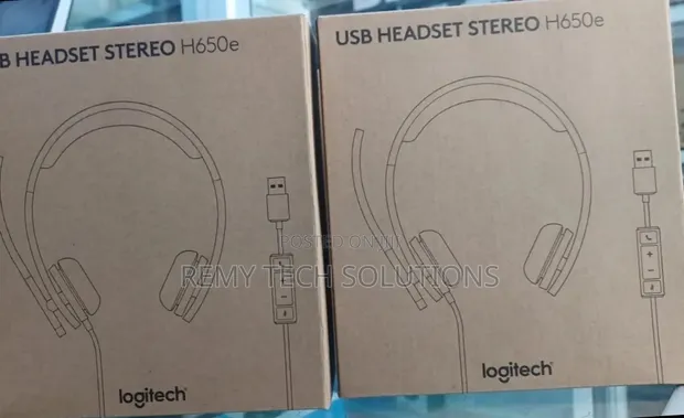 Logitech H650e Business Headset with Noise Cancelling Mic - 1