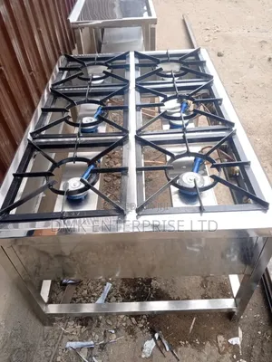 Jiko la Gesi la Chuma cha Kutolea Nje la Heavy-Duty Lenye Milango Sita ya Shinikizo la Juu