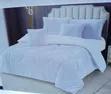 Seti ya Duvet Nyeupe ya Silk Ubora Mzito - Vipande 6 - 2