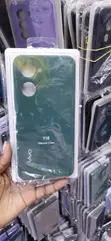 Kifaa cha Kijani cha Vivo Y18 Silicone na Ufungashaji wa Plastiki Safi - 1