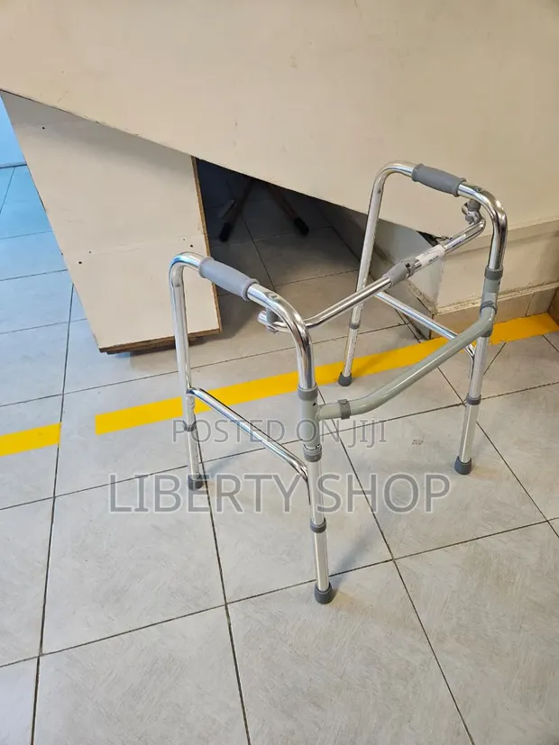 Adjustable Foldable Walking Frame - Msaada Mwepesi wa Kutembea - 1