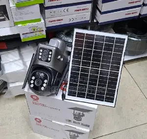 Kamera ya Usalama ya 4G Solar yenye Lensi Mbili