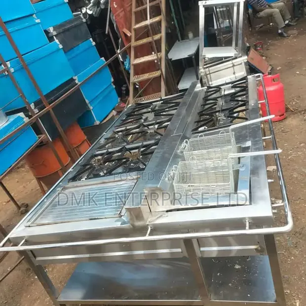 Commercial Stainless Steel Combined Cooking Unit - 1