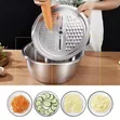 Seti ya Bakuli 3-in-1 ya Colander ya Chuma cha pua 24cm - 3