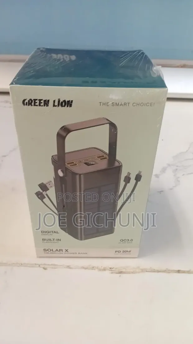 Green Lion Solar X 100,000mAh Power Bank - 1