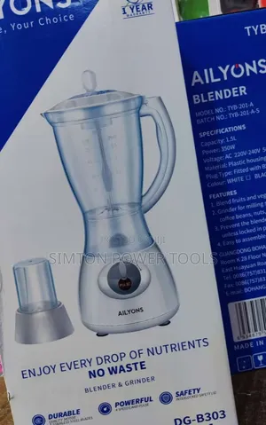AILYONS TYB-201-A-S Blender na Grinder 2-in-1