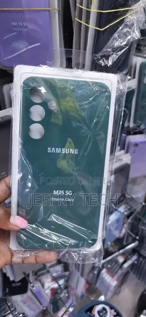 Samsung Galaxy M35 5G Silicone Back Case - Dark Green