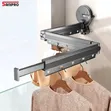 Retractable Clothes Drying Rack - Suction Cup Mount - 2