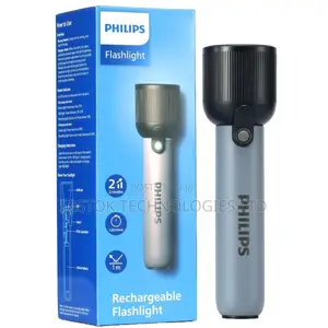 Philips 2000mAh LED Rechargeable Flashlight - 400 Lumens