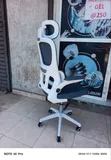 Kiti cha Ofisi cha Ergonomic chenye Lumbar Support - Nyeusi Mesh - 2