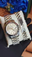 Gold Rolex-Style Statement Bracelet - 2