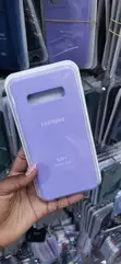 Kifaa Kipya cha Simu cha Samsung Galaxy S10+ cha Silicone - Rangi ya Zambarau Mwanga - 1