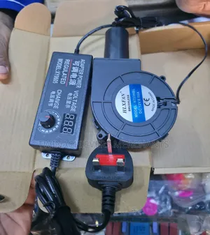 12V 6A Blower Fan Kit na Kidhibiti Kasi cha Dijitali