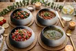 Smoky Grey Swirl Dinner Set - 3