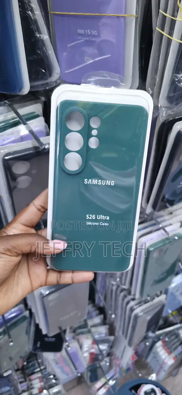 Kifaa cha Kijani Giza cha Silicone kwa Samsung Galaxy S26 Ultra - 1