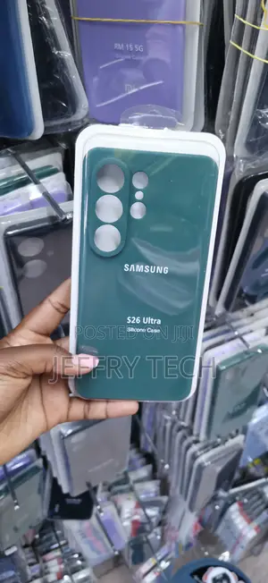 Dark Green Liquid Silicone Case for Samsung Galaxy S26 Ultra