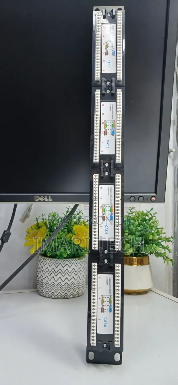 24 Port Cat 6 Patch Panel - 1