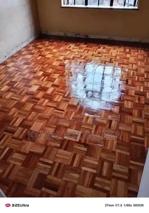 Mahogany Parquet Flooring Supply, Installation & Sanding - 1