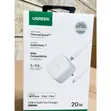 UGREEN CD137 20W USB-C Fast Charger with USB-C to Lightning Cable - 1