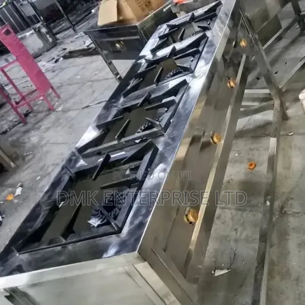 Stainless Steel Multi-Burner Commercial Gas Cooker - 1