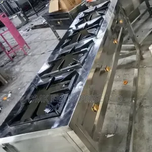 Stainless Steel Multi-Burner Commercial Gas Cooker