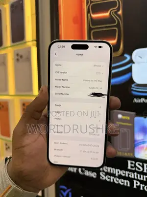 Apple iPhone 14 Pro Max 256GB Nyeupe