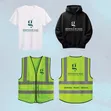 Branding ya T-shati, Hoodie, Reflector - 1