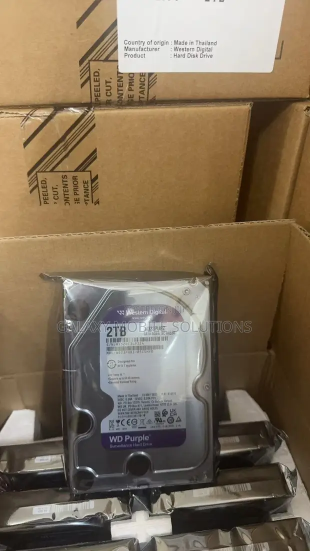 2TB WD Surveillance Hard Drive - CCTV Storage - 1