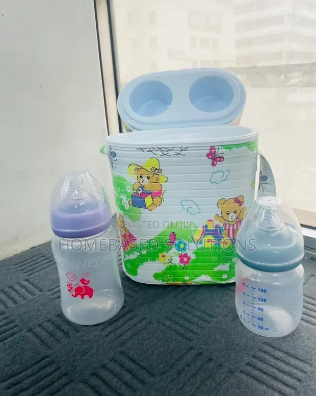 Bottle Warmer with Two Feeding Bottles - 1