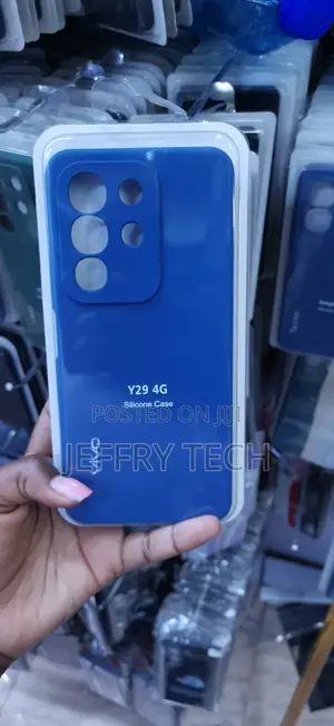 Vivo Y29 4G Silicone Case - Blue